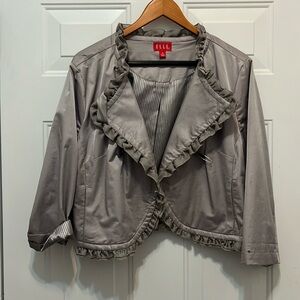 Grey cropped Jacket